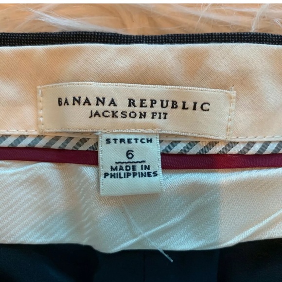 BANANA REPUBLIC Jackson Fit Charcoal Dress Pants - Picture 4 of 4